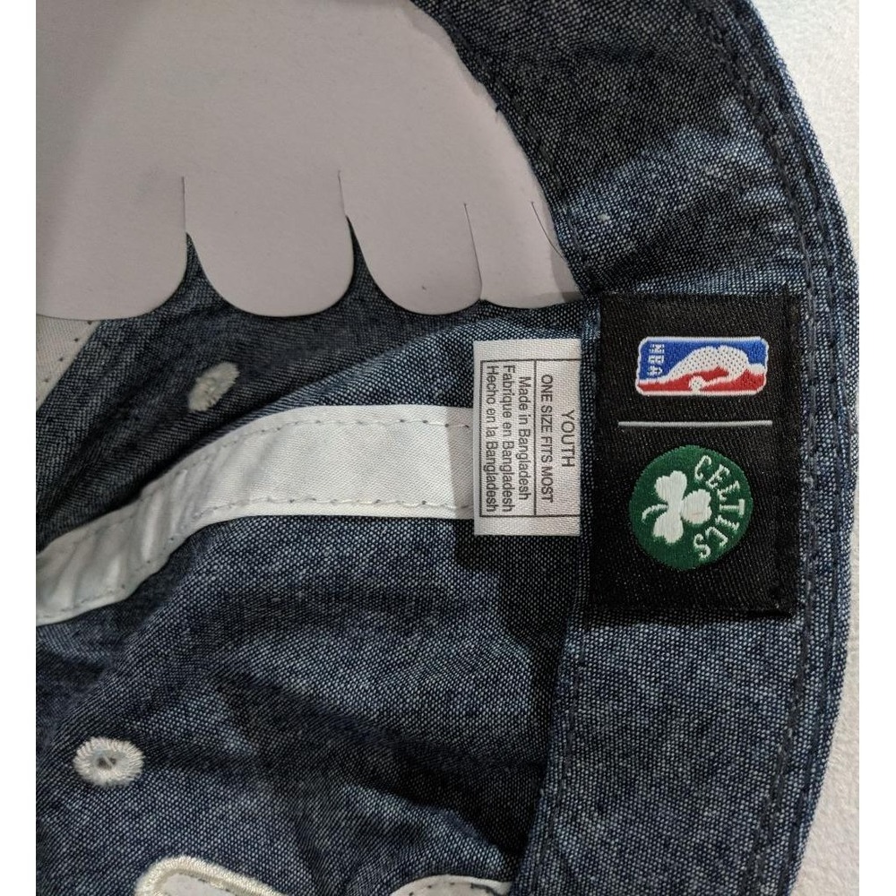 Adidas Youth One Size Boston Celtics NBA Basketball Baseball Hat Cap NEW - Picture 4 of 4